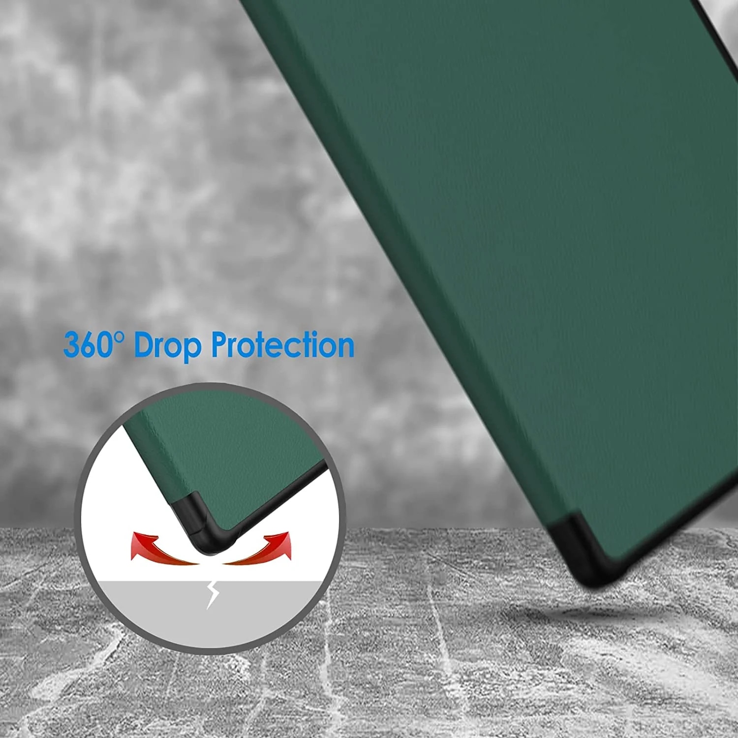 Husa pentru Samsung Galaxy Tab S11(2025), 11", Slim, Smart Cover, Trifold, Sigloo, Pine Green