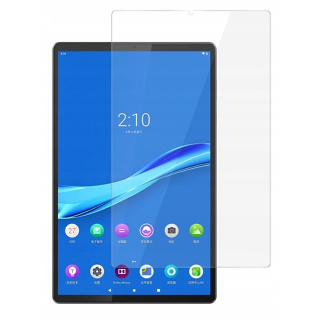 Set husa tableta/folie de protectie/stylus, Piele ecologica, Compatibil cu Lenovo Tab M10 HD 2 GEN, Roz