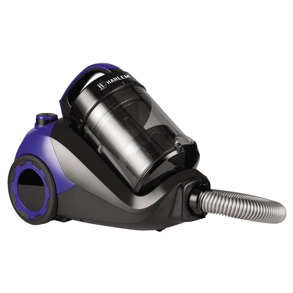 Aspirator fara sac Harlem Tornado Cyclone, Putere mare,2000W, Capacitate 2,5 Litri, Albastru