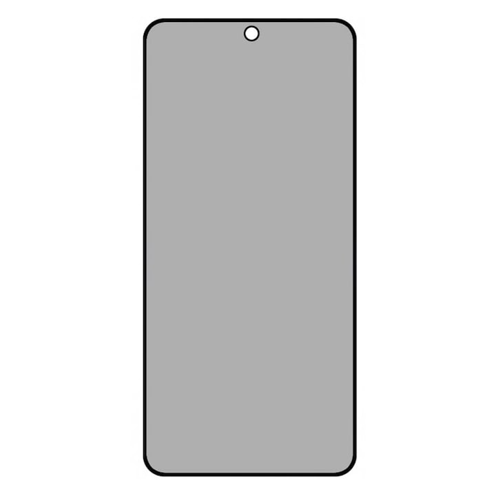 Intelli® Folie Sticla Securizata Privacy compatibila cu Samsung Galaxy A56, 9H, 0.3MM, acopera tot ecranul, full glue, margini negre