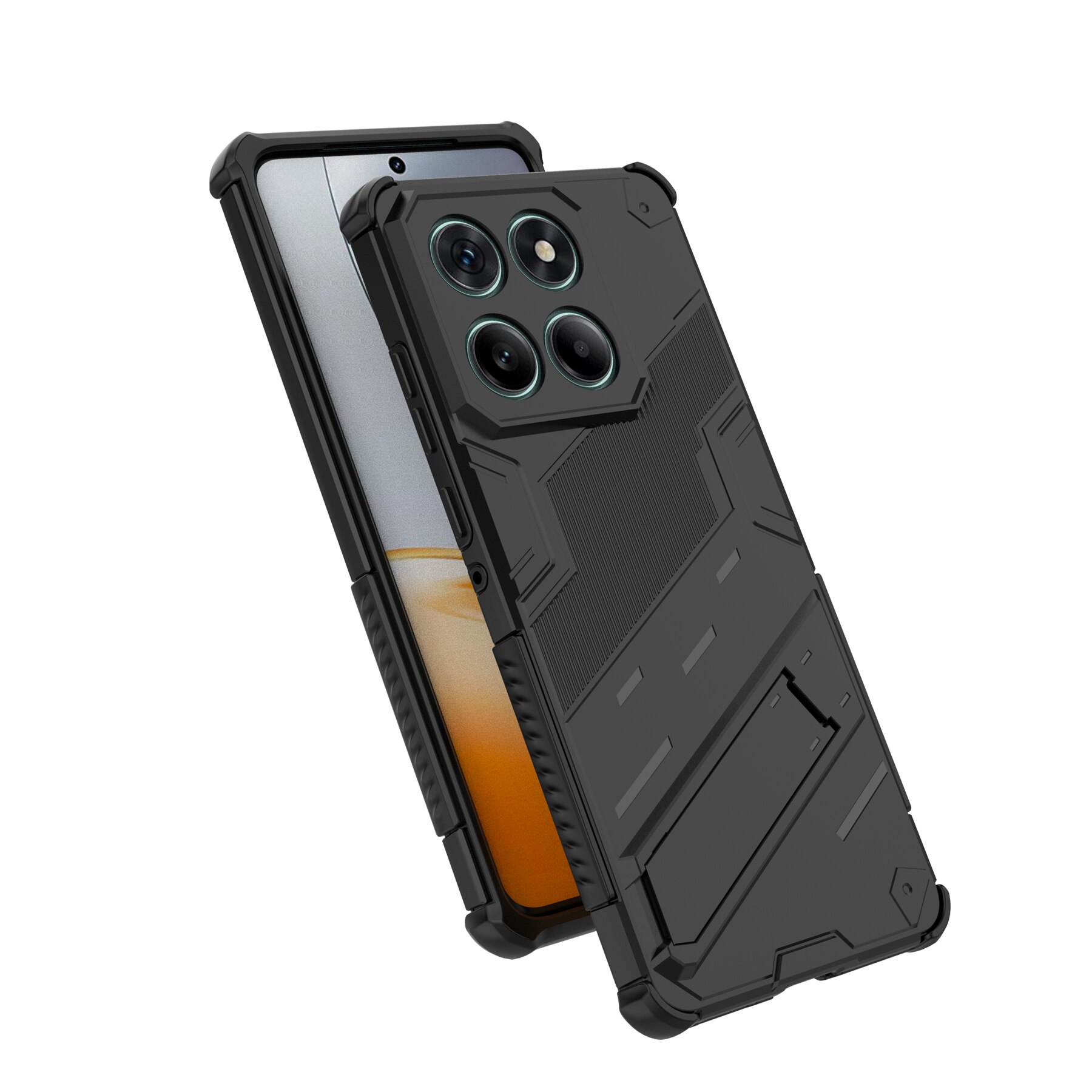 Husa de telefon mobil Armura rezistenta la socuri compatibila cu Motorola Edge 60 Fusion, Verde