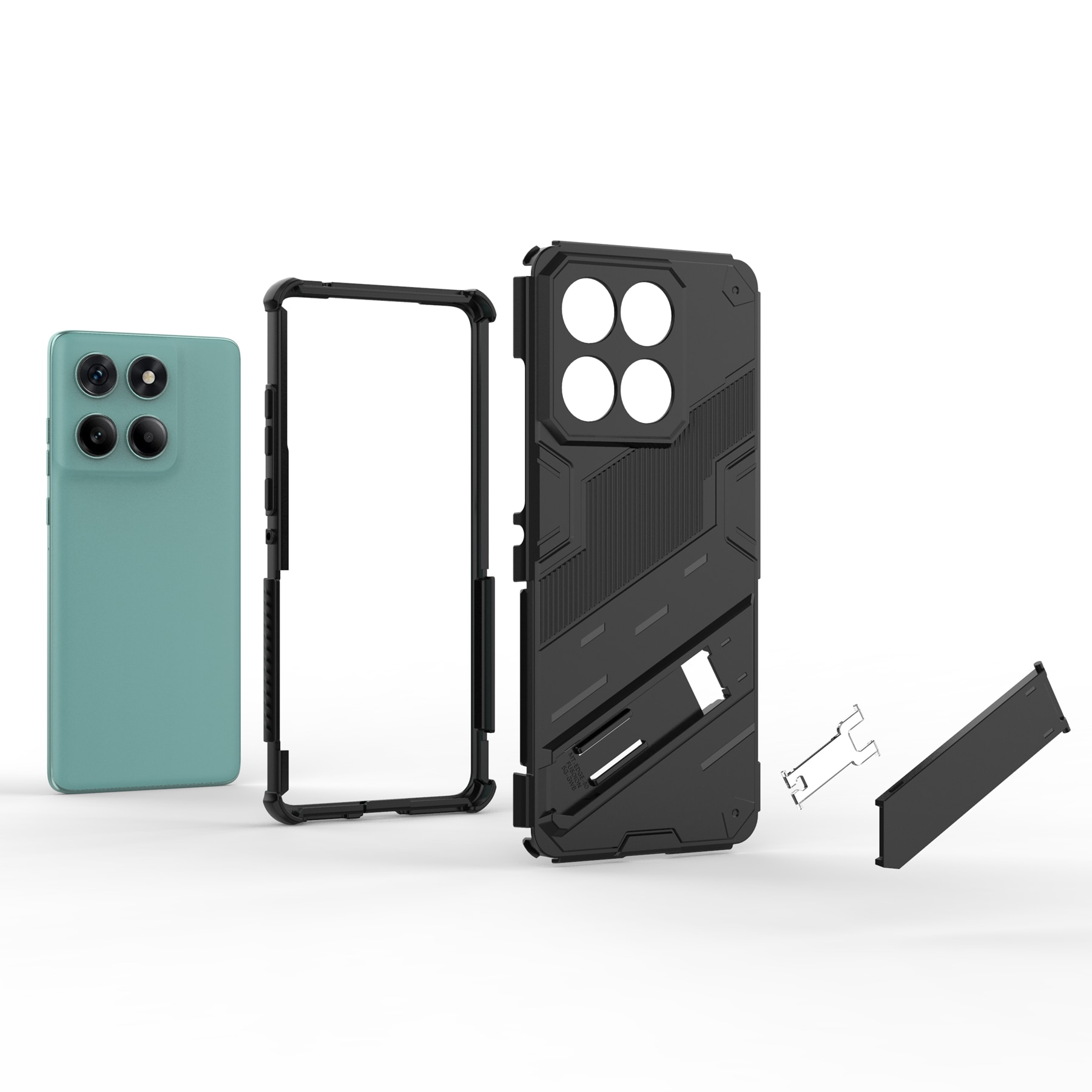 Husa de telefon mobil Armura rezistenta la socuri compatibila cu Motorola Edge 60 Fusion, Verde