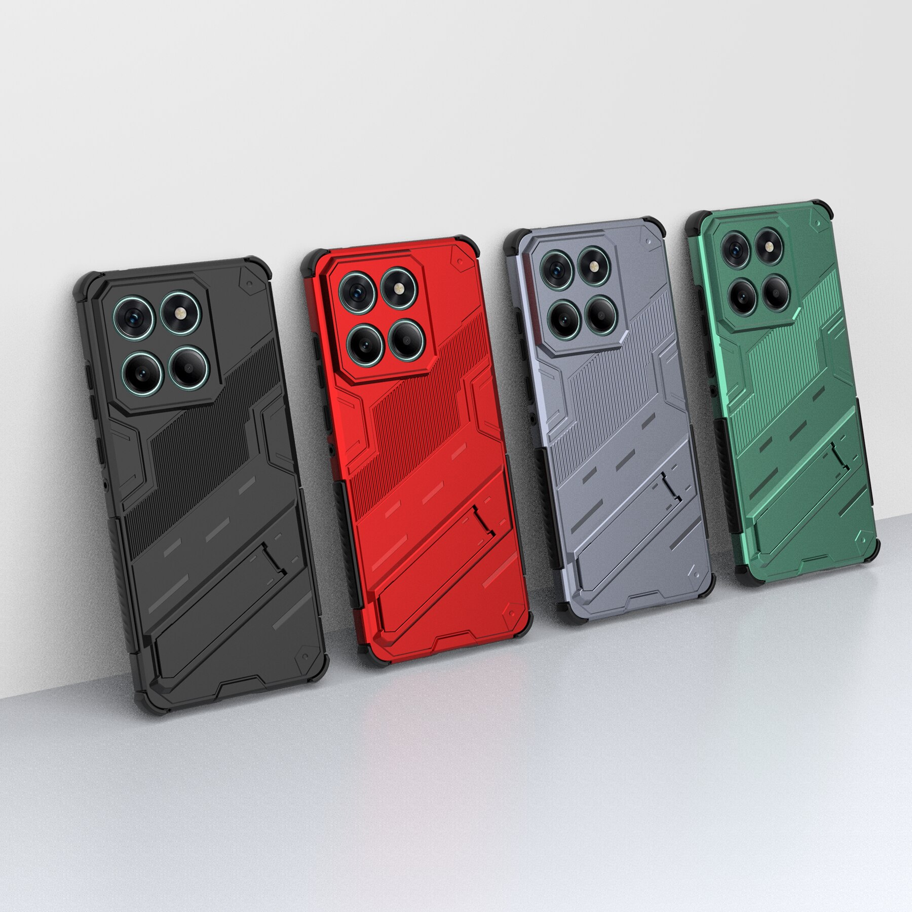 Husa de telefon mobil Armura rezistenta la socuri compatibila cu Motorola Edge 60 Fusion, Verde