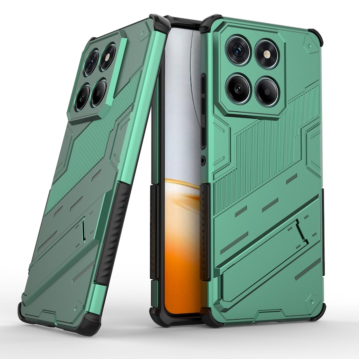 Husa de telefon mobil Armura rezistenta la socuri compatibila cu Motorola Edge 60 Fusion, Verde