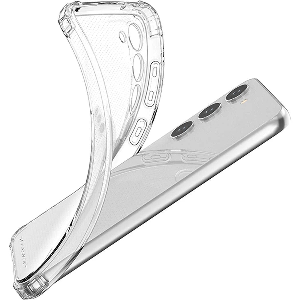 Husa de protectie Flippy, Airbag Shock Absorption, TPU, pentru Samsung Galaxy S23, Transparent