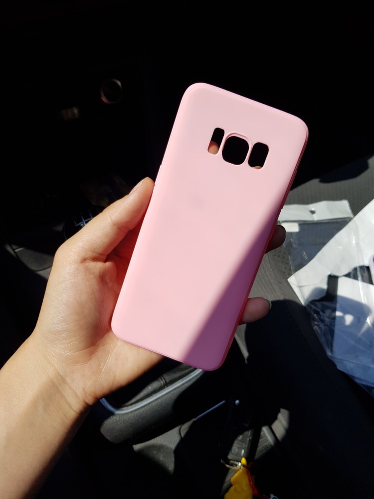 Husa de protectie Samsung Galaxy S8, rezistenta la uzura, anti-alunecare, din silicon Premium, Negru