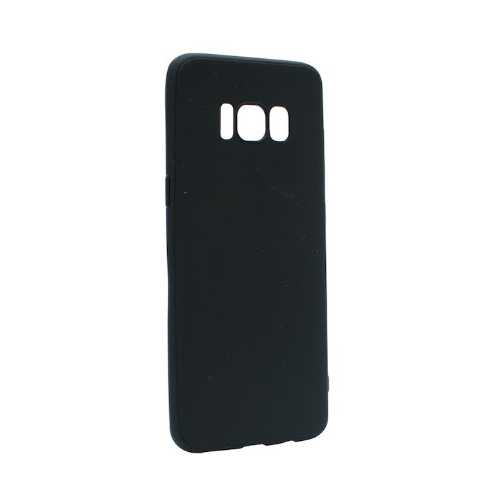 Husa de protectie Samsung Galaxy S8, rezistenta la uzura, anti-alunecare, din silicon Premium, Negru