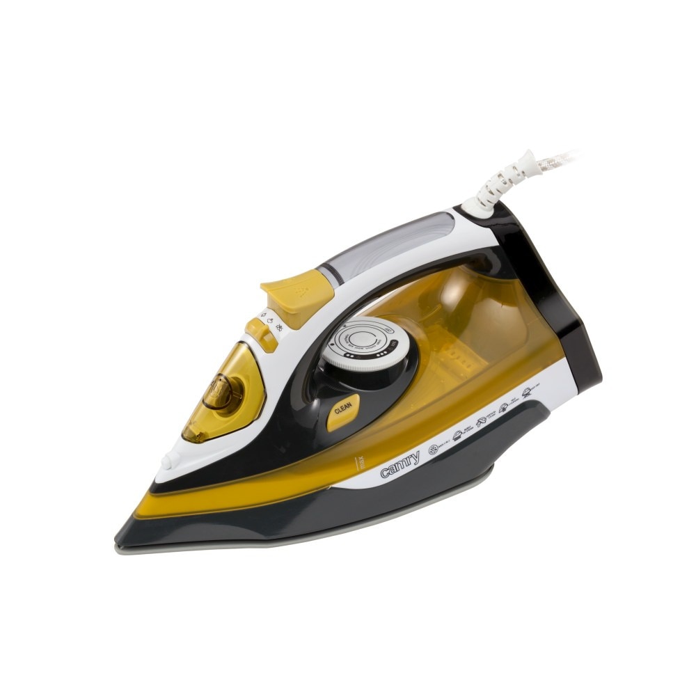 Fier de calcat cu talpa ceramica, 3000W, Anti-picurare, Anti-calcar, calcare vertical, Rezervor de apa transparent