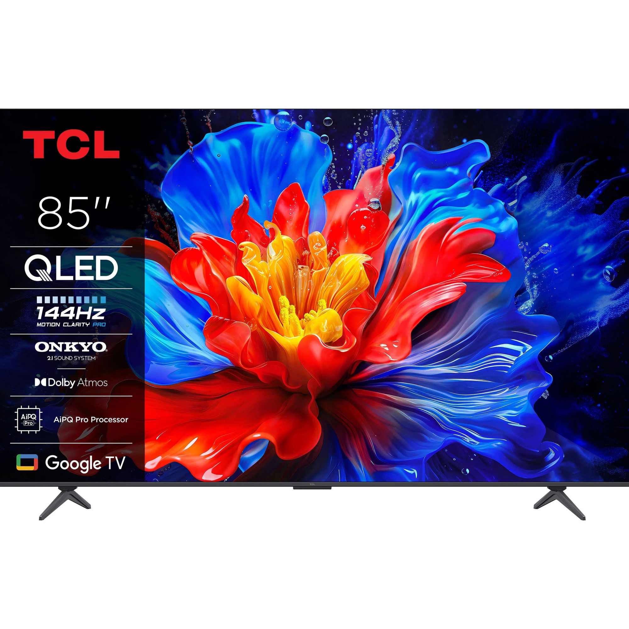 Televizor QLED 85" TCL P89K 4K, Dolby Atmos, HDMI 2.1, Negru