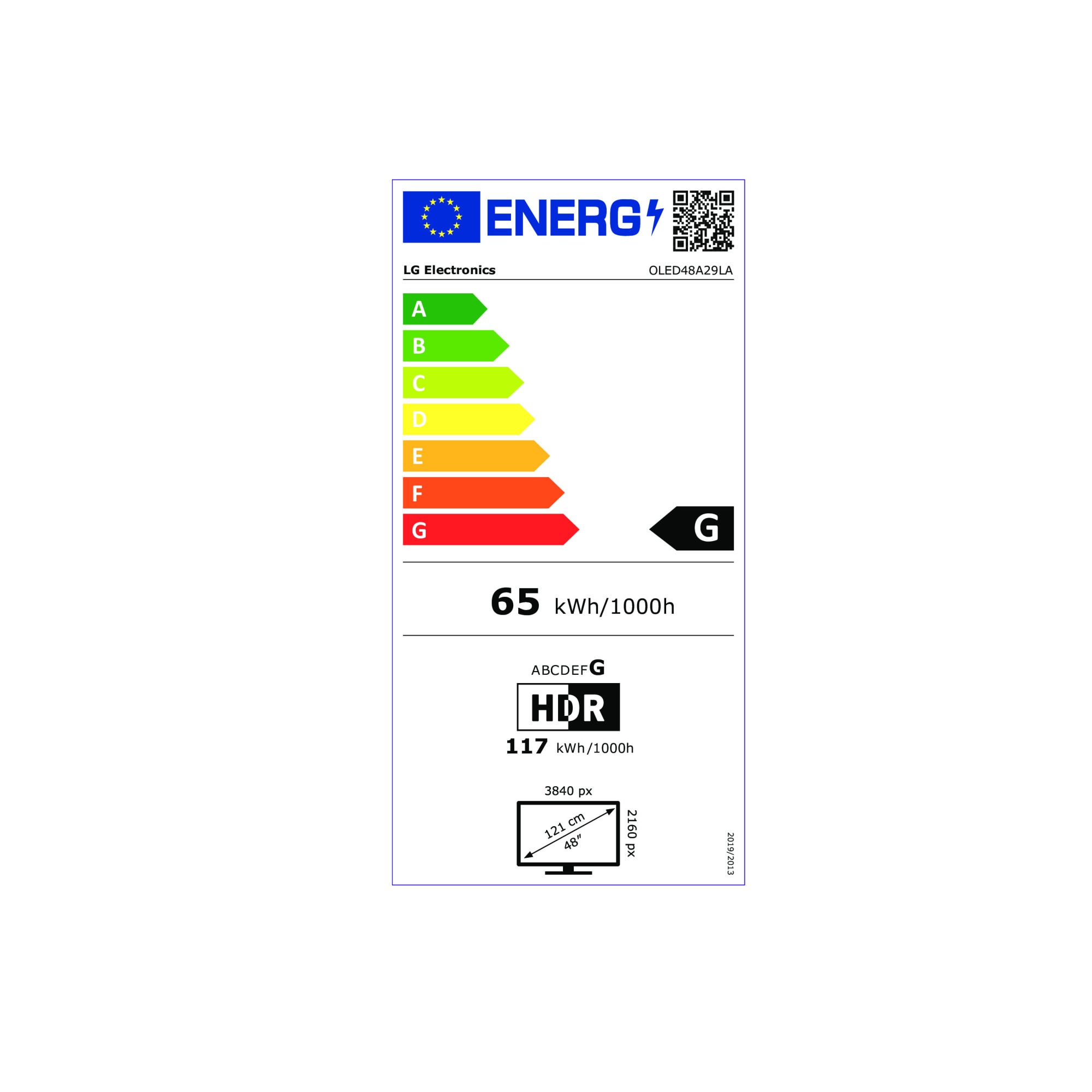 Televizor OLED LG OLED48A29LA, Smart TV 4K UHD, HDR, control vocal, functie de inregistrare, 121 cm, negru