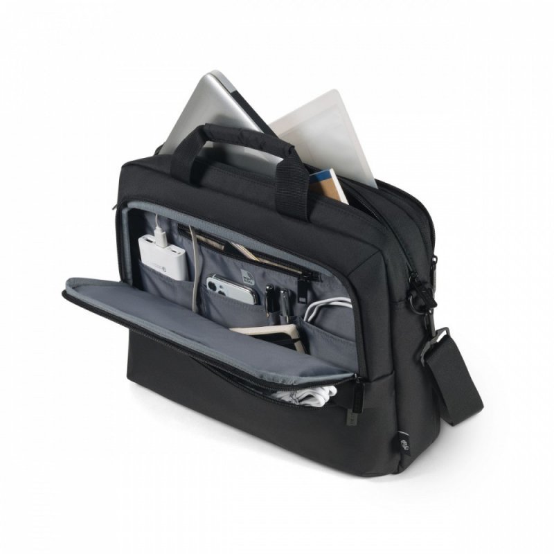 Geanta laptop DICOTA Top Traveller Eco CORE, 13-14.1", material reciclat, 370x270x30mm