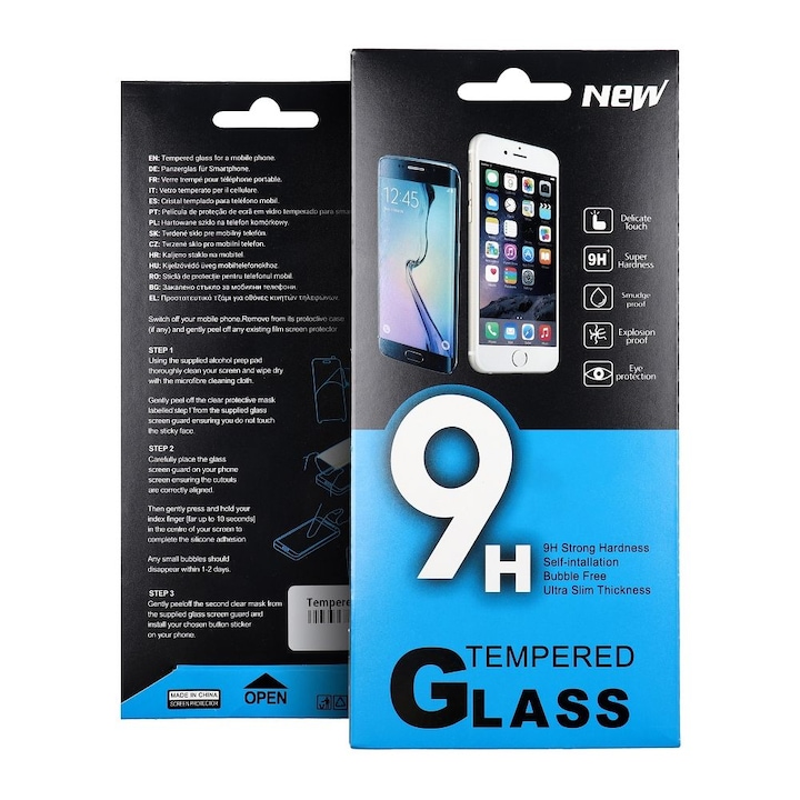 Folie protectie din Sticla securizata compatibila cu Samsung Galaxy A21S (Transparenta) Duritate 9H