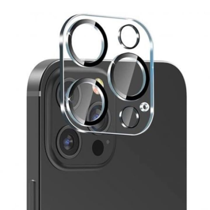 Folie Sticla pentru Protectie Camere compatibila cu iPhone 14 Pro si iPhone 14 Pro Max