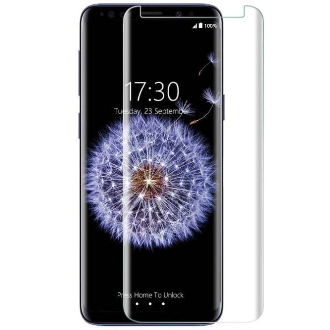 Folie Protectie UV compatibila Samsung Galaxy S10 G973, Sticla securizata, Full Face, Full Glue cu lampa UV