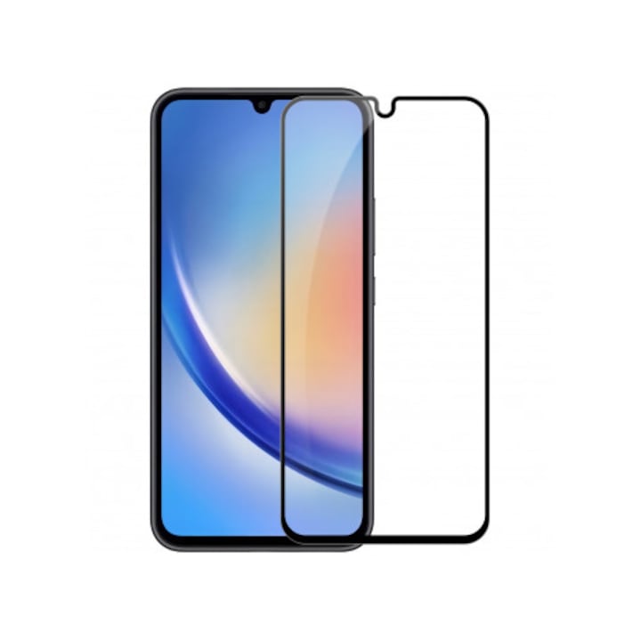 Folie de protectie tempered glass pentru Samsung Galaxy A26 5G full glue black