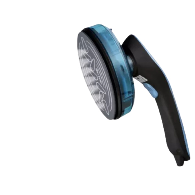 Fier de calcat portabil Herzberg HG-8056: Calcare orizontala si verticala, calcare uscata,7 niveluri de temperatura, Talpa ceramica, perie pentru tesaturi, Rezervor 100ml, Putere 1500W