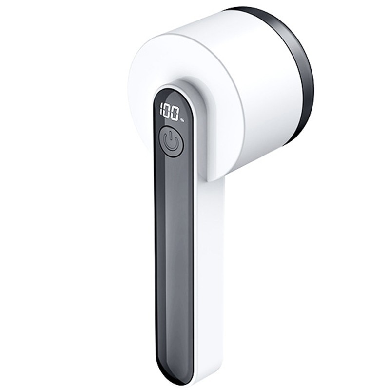 Aparat Pentru Curatat Scame, Par Si Praf, Flippy, Trimmer pentru Diferite Tipuri De Material, Cu Lame Din Otel Inoxidabil, Maner Ergonomic, Incarcare Prin USB, Alb