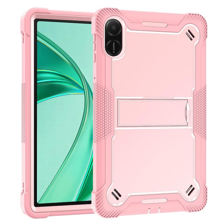 Husa Cu Grad Ridicat de Protectie pentru Honor Pad X8a + Folie, K13, Hard Plastic, Strawberry Gold