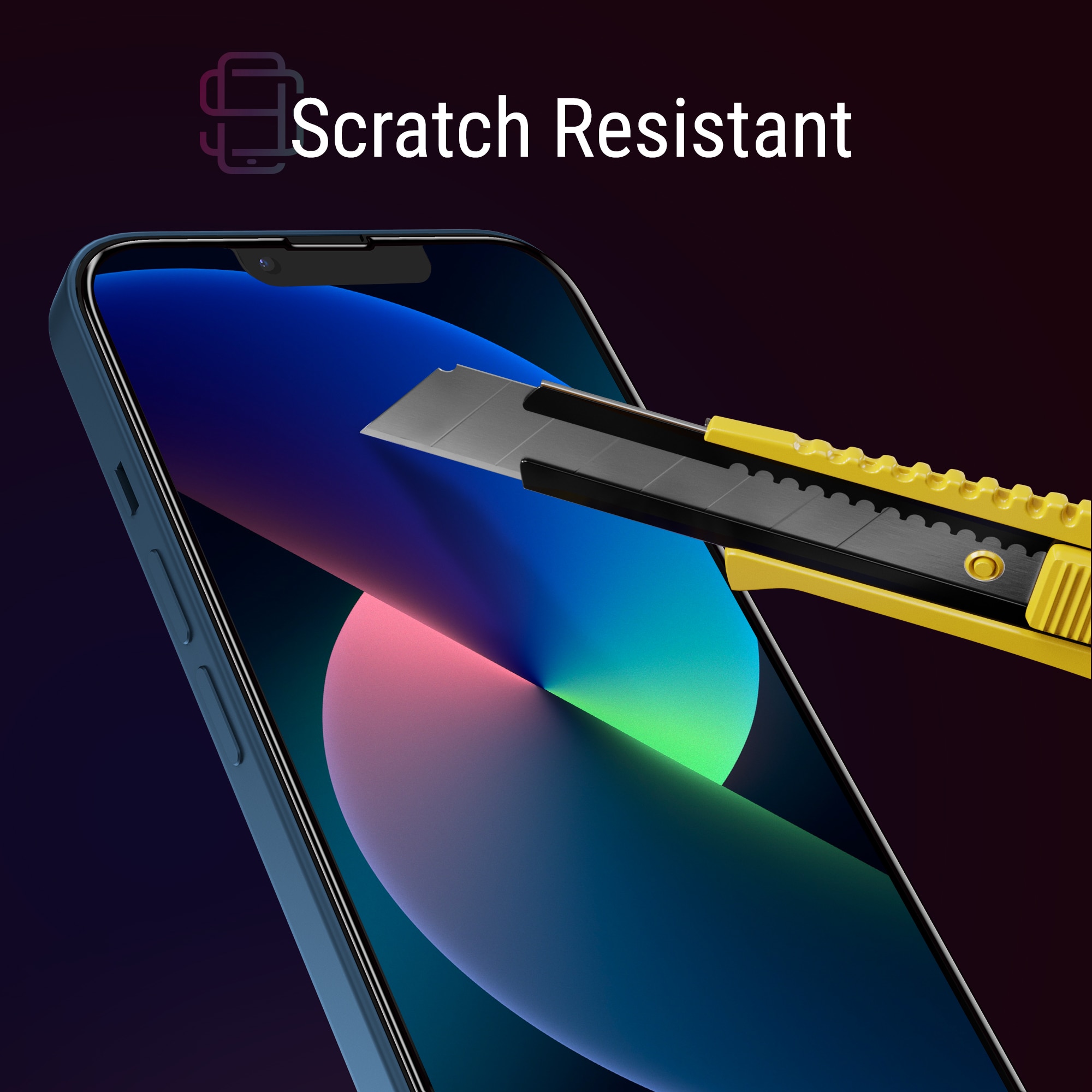Set 2 Folii sticla pentru iPhone 13 / 13 Pro, Full Cover 3D, DefenSlim, instalare usoara si rapida cu dispozitiv de potrivire automata in 30 sec cu Easy Install Kit patentat, protectie telefon