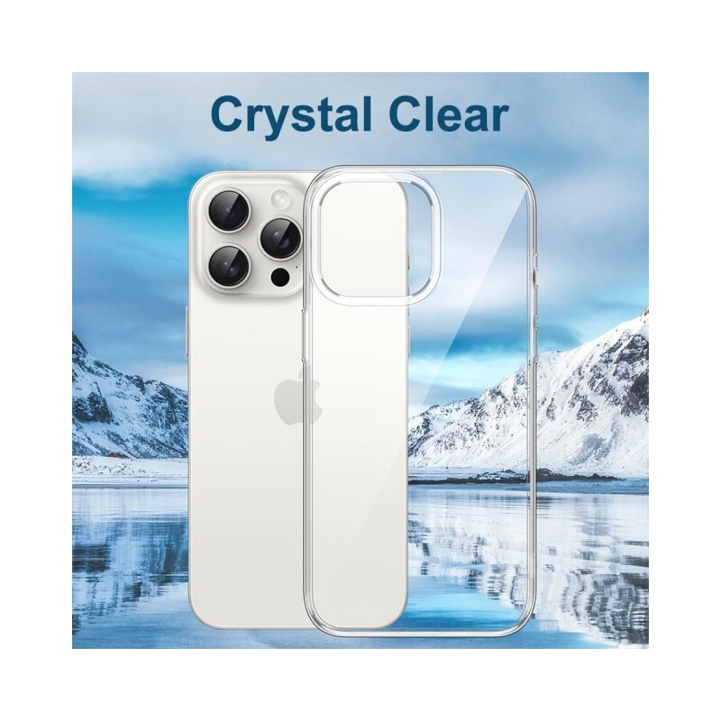 Husa Upzz Slim, Compatibila Cu iPhone 16 Pro Max, Pastreaza Aspectul Original, Transparenta
