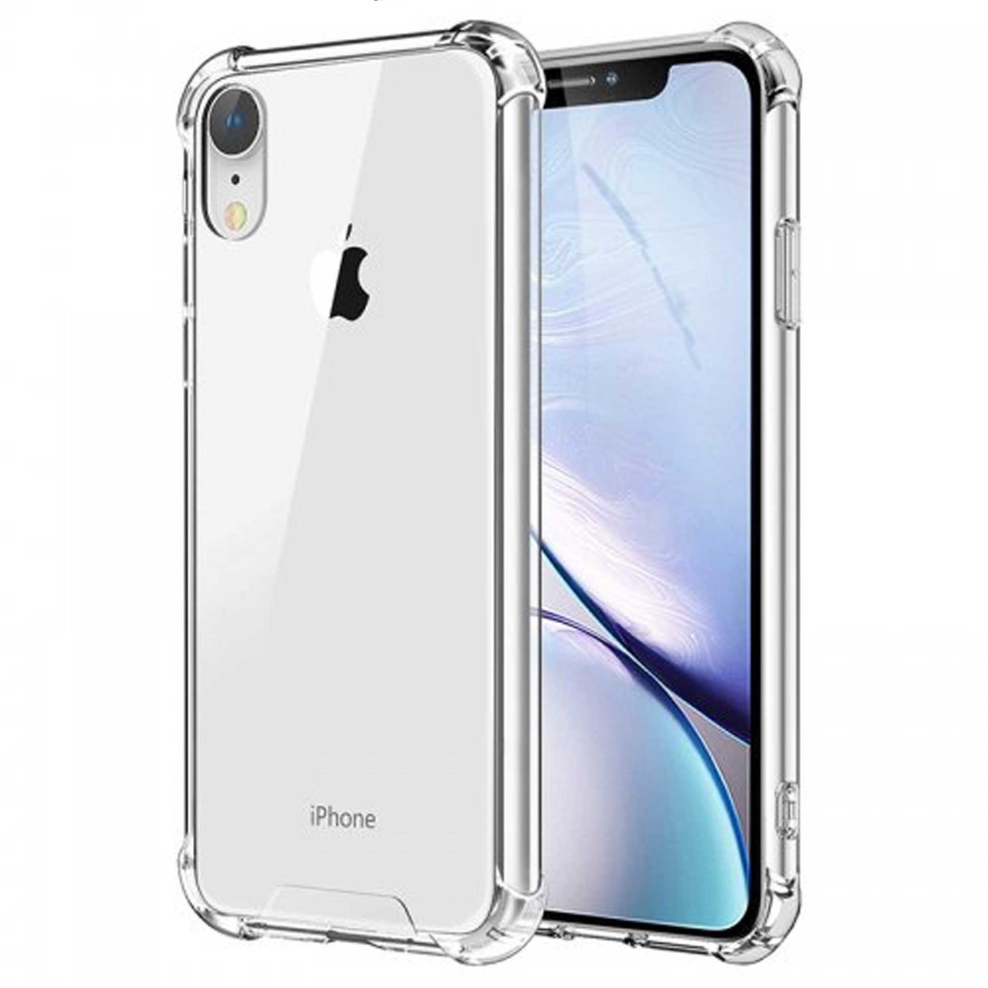Husa slim transparenta compatibila cu Apple iPhone XR, antisoc, colturi intarite, silicon antialunecare