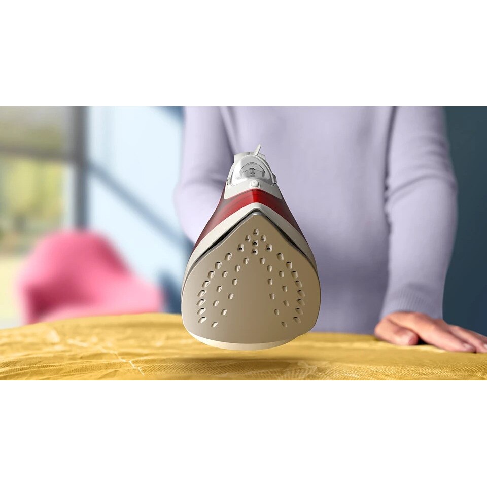 Fier de calcat cu abur, 2000 W, capacitate rezervor 250 ml, 25 g/min, 100 g/min, rosu