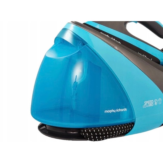 Fier de calcat cu generator de aburi Morphy Richards Speed Steam Pro, 3000W, 7 bar, 1,6L, ceramica, 40,2x22,6x28,6cm