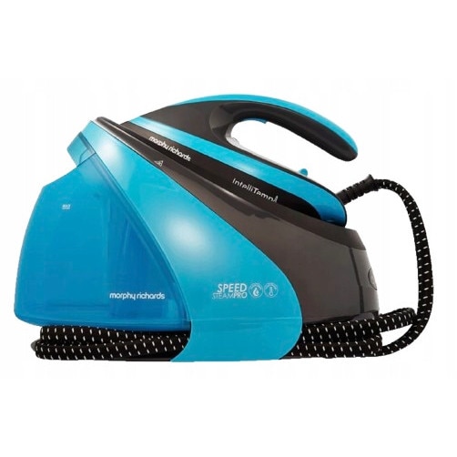 Fier de calcat cu generator de aburi Morphy Richards Speed Steam Pro, 3000W, 7 bar, 1,6L, ceramica, 40,2x22,6x28,6cm