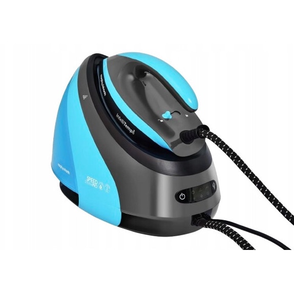 Fier de calcat cu generator de aburi Morphy Richards Speed Steam Pro, 3000W, 7 bar, 1,6L, ceramica, 40,2x22,6x28,6cm