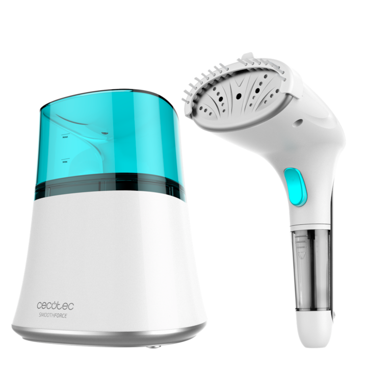 Cecotec Fier de calcat vertical cu abur SmoothForce 2000 Smart, 1200 W, elimina cutele, mirosurile si dezinfecteaza, se incalzeste in 35 de secunde