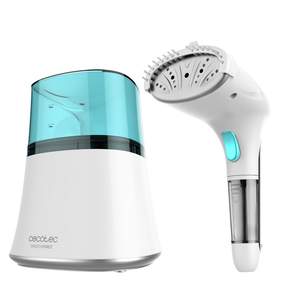 Cecotec Fier de calcat vertical cu abur SmoothForce 2000 Smart, 1200 W, elimina cutele, mirosurile si dezinfecteaza, se incalzeste in 35 de secunde