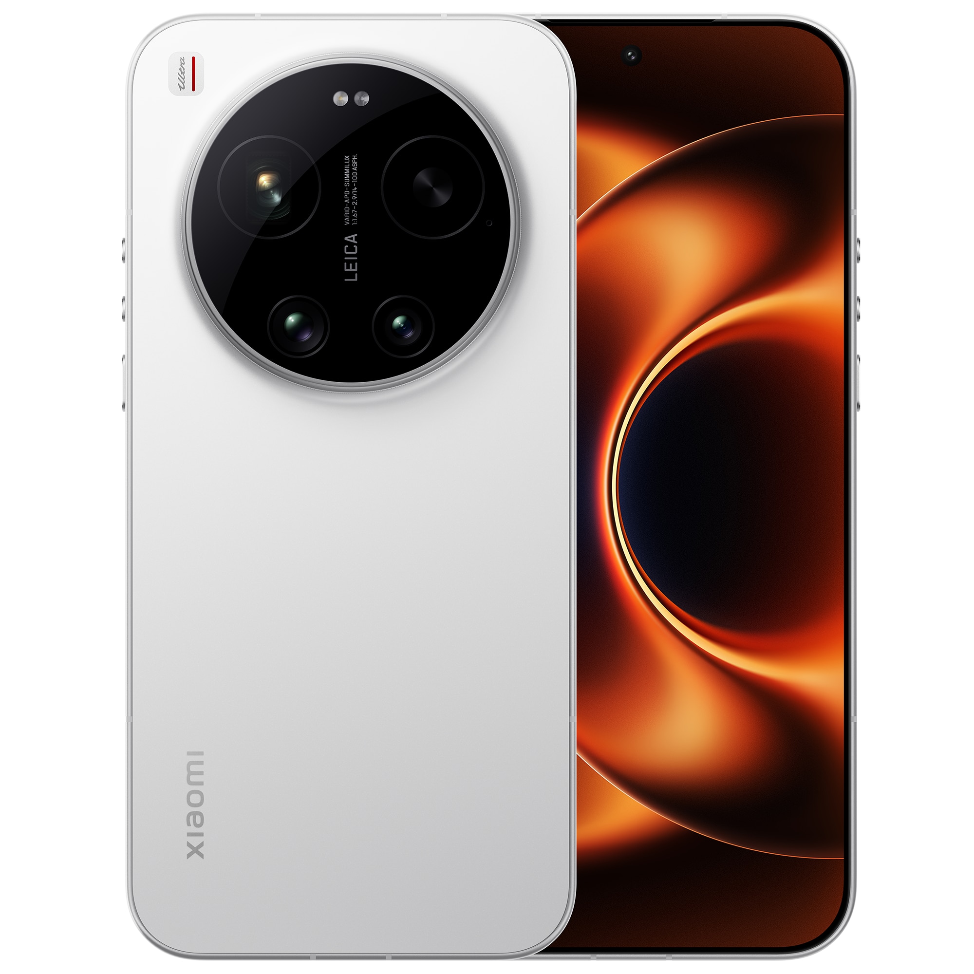 Telefon mobil Xiaomi 17 Ultra, 5G, 16GB RAM, 512GB ROM, Alb + Woven Strap Ring Stand