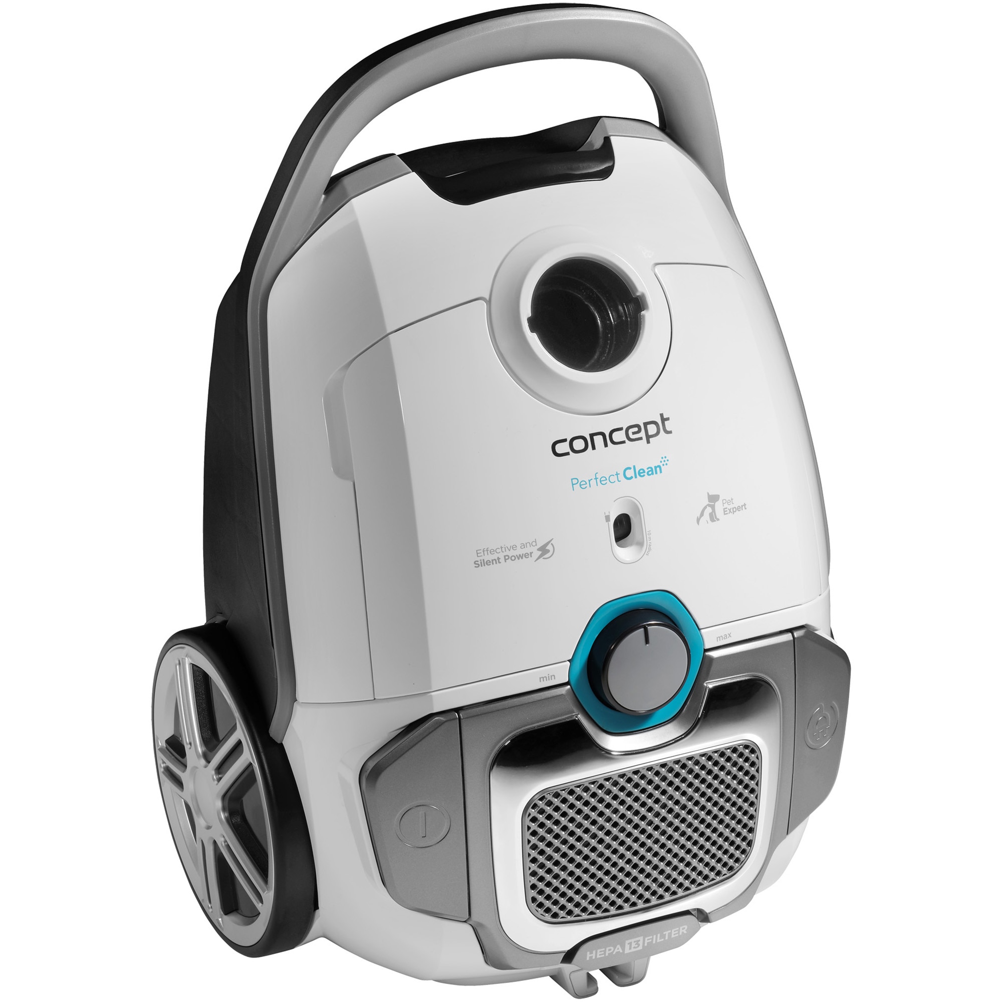 Aspirator cu sac Concept VP8291 Pet Expert, 700W, Sac 3 L, tub telescopic, nivel zgomot 67 db, lungime cablu alimentare 10m, Hepa 13, Perie Animale, 4A