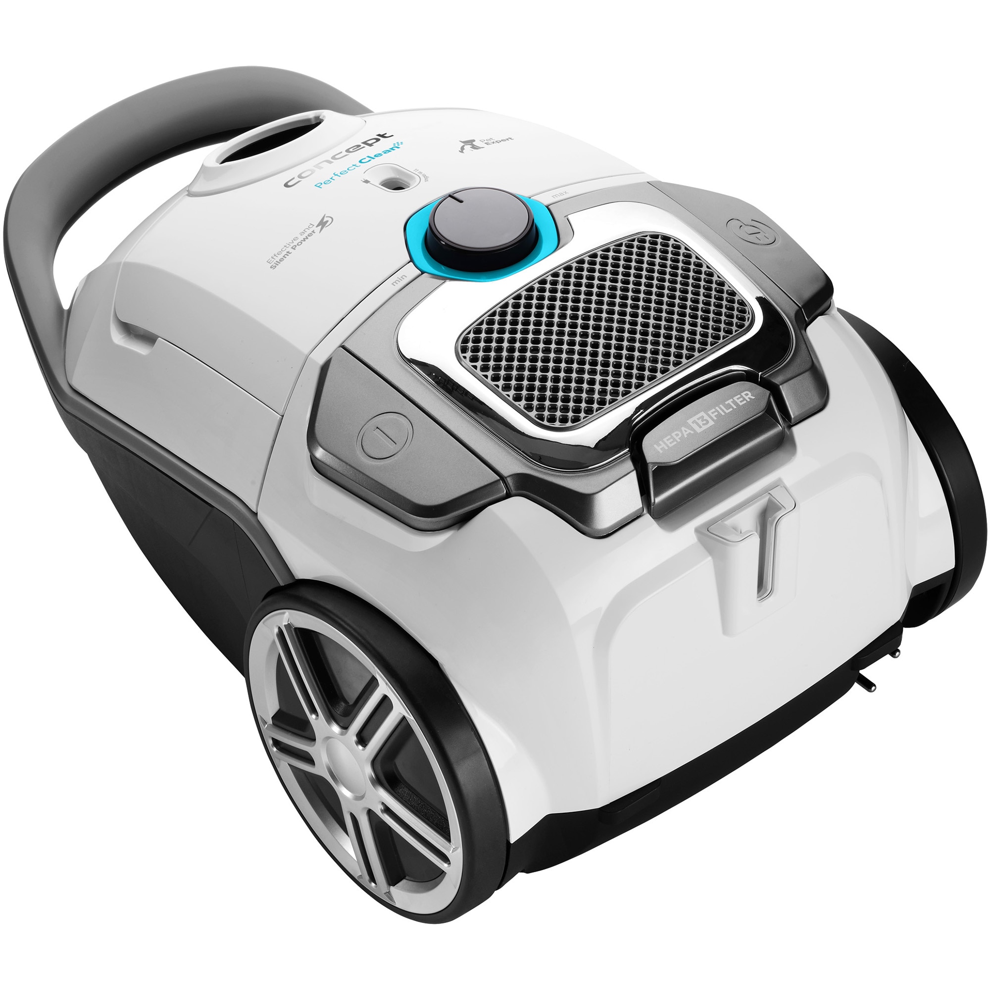 Aspirator cu sac Concept VP8291 Pet Expert, 700W, Sac 3 L, tub telescopic, nivel zgomot 67 db, lungime cablu alimentare 10m, Hepa 13, Perie Animale, 4A