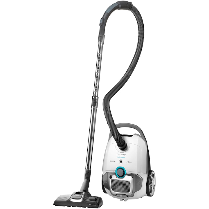 Aspirator cu sac Concept VP8291 Pet Expert, 700W, Sac 3 L, tub telescopic, nivel zgomot 67 db, lungime cablu alimentare 10m, Hepa 13, Perie Animale, 4A