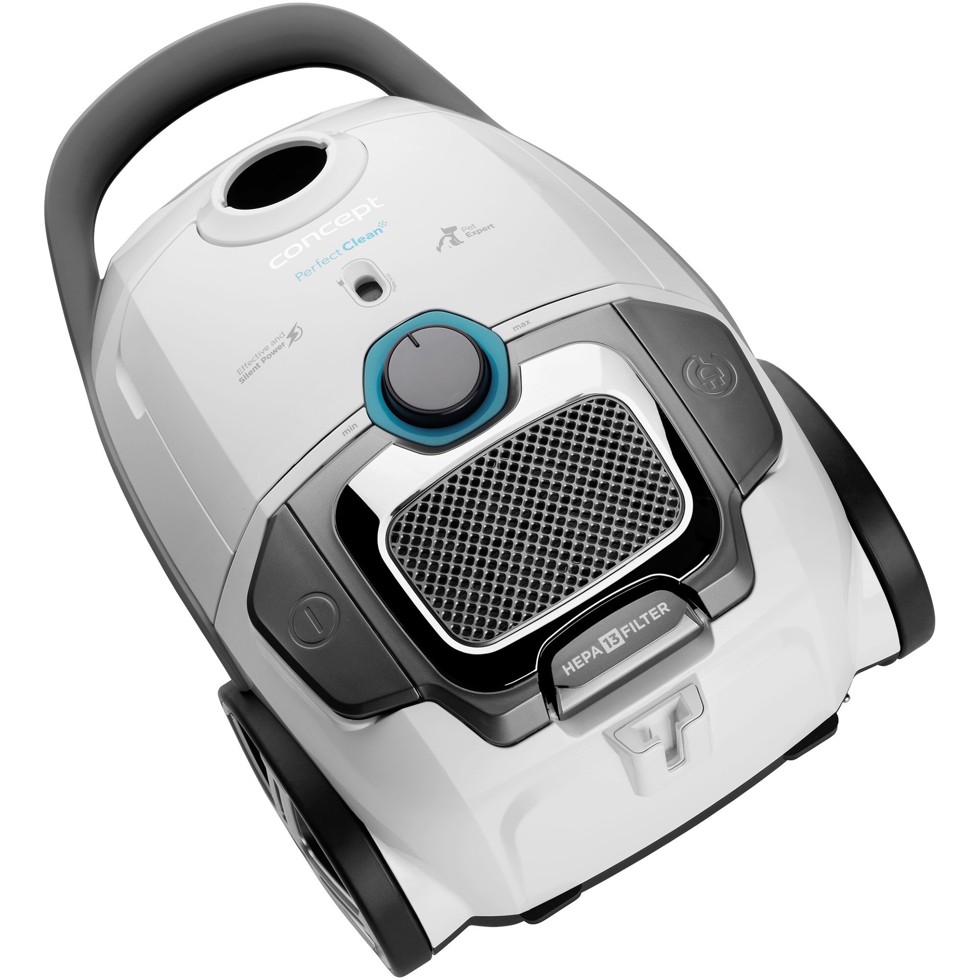 Aspirator cu sac Concept VP8291 Pet Expert, 700W, Sac 3 L, tub telescopic, nivel zgomot 67 db, lungime cablu alimentare 10m, Hepa 13, Perie Animale, 4A