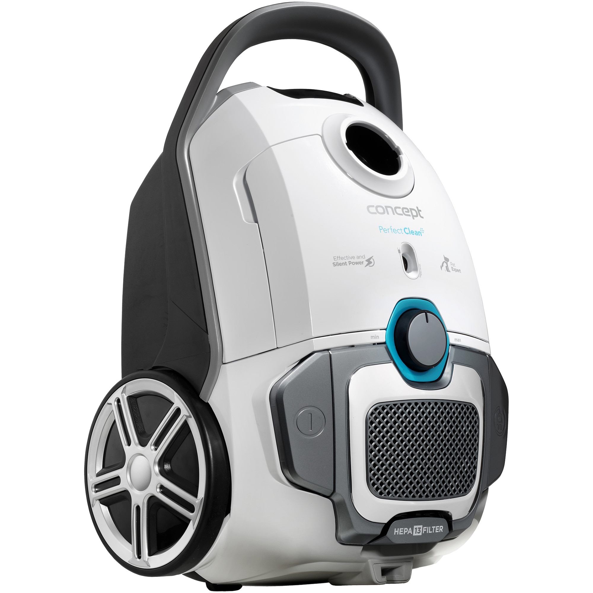 Aspirator cu sac Concept VP8291 Pet Expert, 700W, Sac 3 L, tub telescopic, nivel zgomot 67 db, lungime cablu alimentare 10m, Hepa 13, Perie Animale, 4A