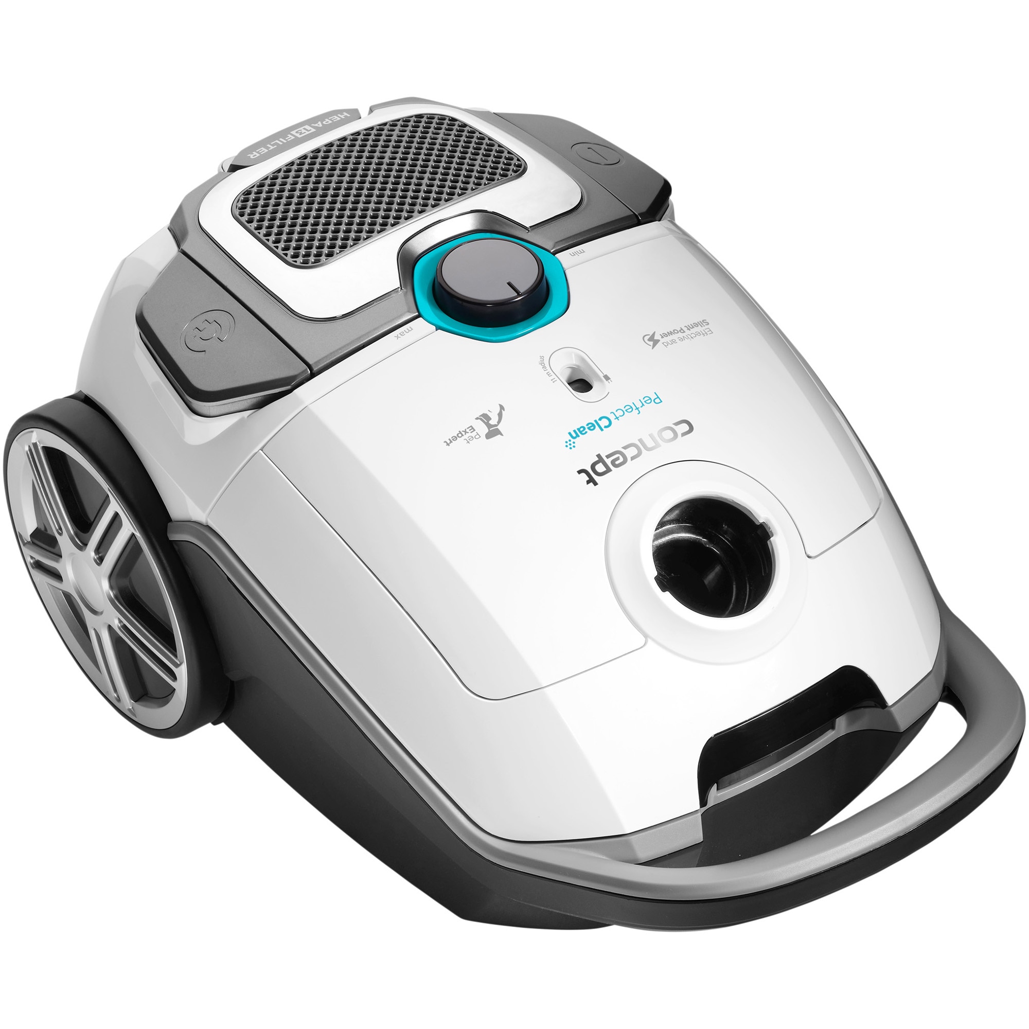 Aspirator cu sac Concept VP8291 Pet Expert, 700W, Sac 3 L, tub telescopic, nivel zgomot 67 db, lungime cablu alimentare 10m, Hepa 13, Perie Animale, 4A