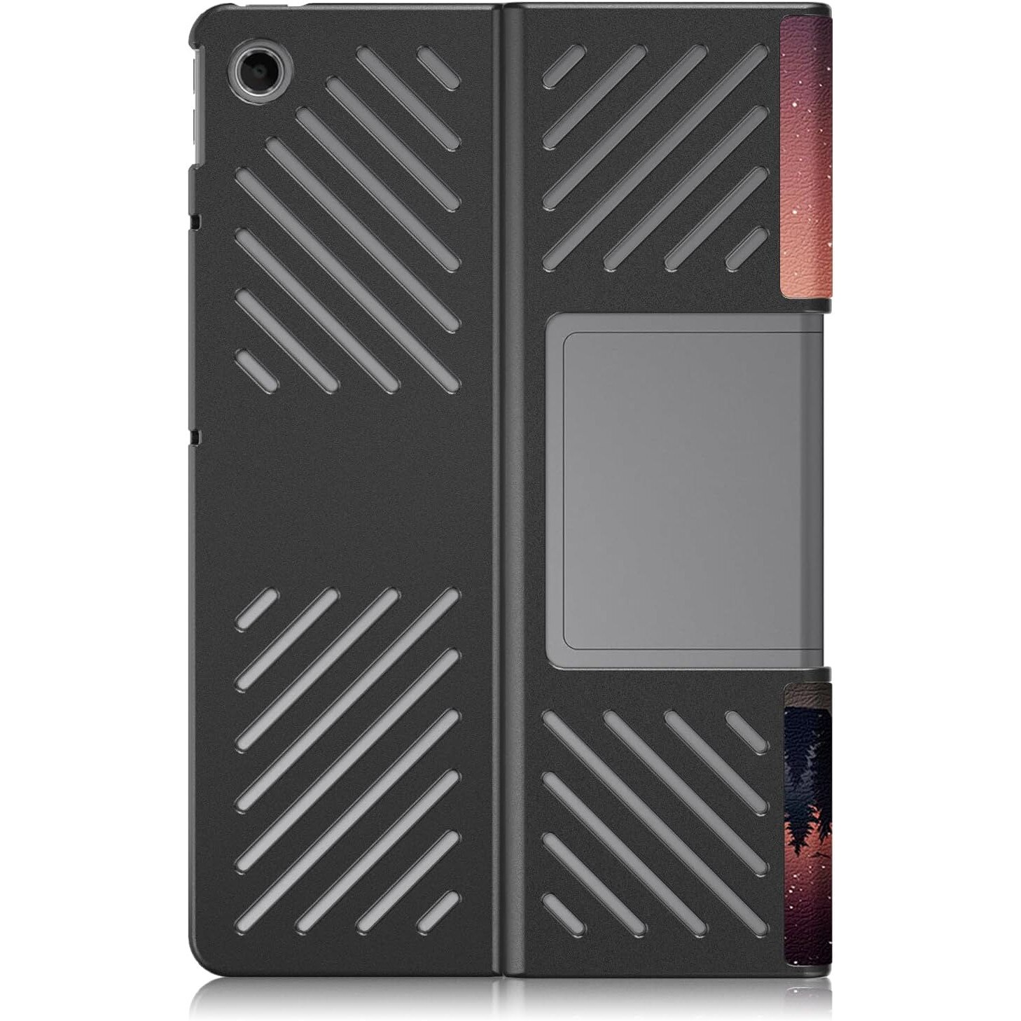 Husa Slim Sigloo Smart Cover Trifold pentru Lenovo Tab Plus 11.5" (2024, TB-351/TB-352), Mirror in The Lake