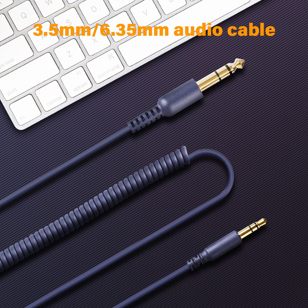Casca OneOdio cu fir detasabil, tip over ear, utilizare profesionala, DJ, conectare prin Jack 3.5 mm | Jack 6.35 mm, difuzor 50 mm, impedanta 32 Ohm, albastru inchis, "Pro10-Dark-Blue"