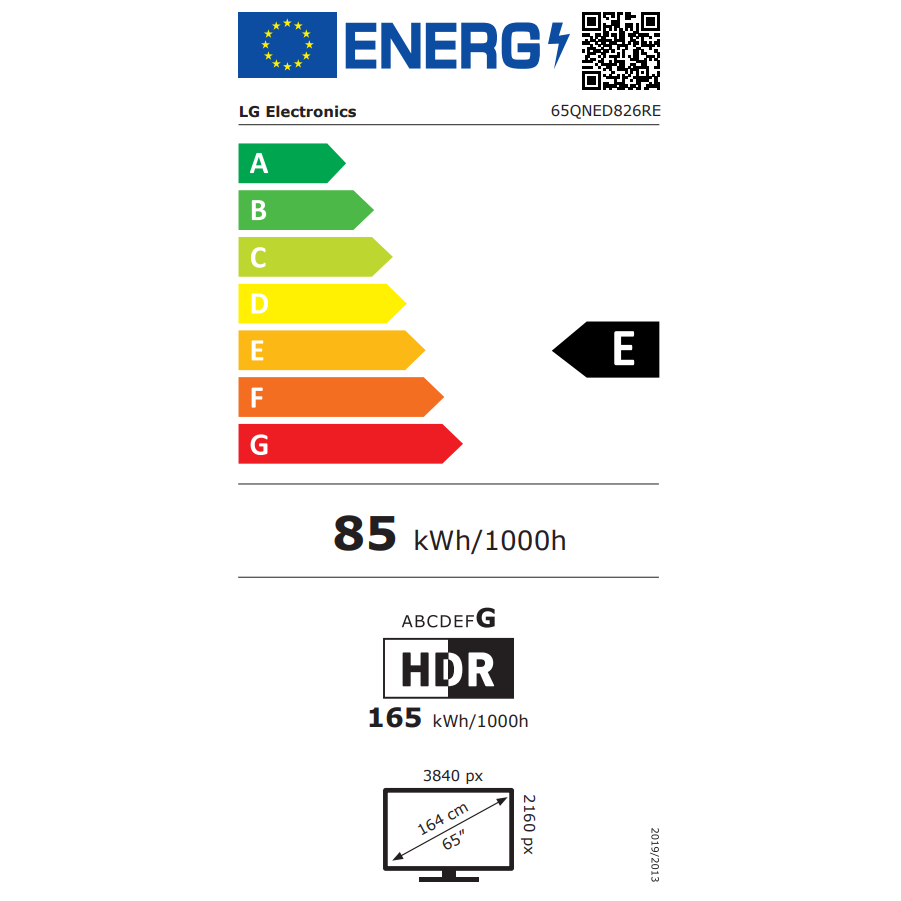 Televizor LG QNED 65QNED826RE, Smart TV 4K UHD, HDR, control vocal, functie de inregistrare, 120 Hz, Game Optimizer, 165 cm, negru