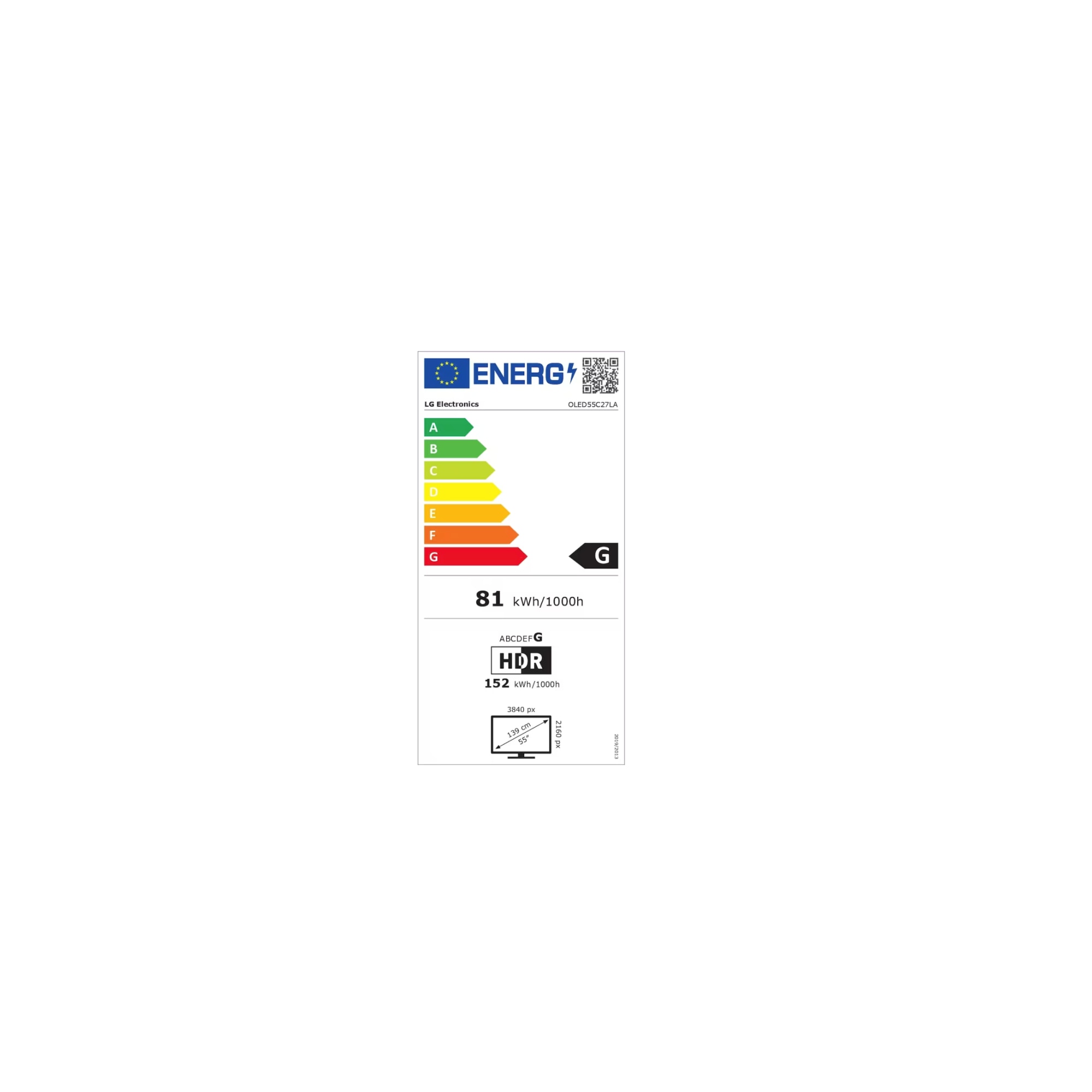 Televizor OLED LG OLED55C27LA, Smart TV 4K UHD, webOS 22 cu LG ThinQ, 139 cm, negru