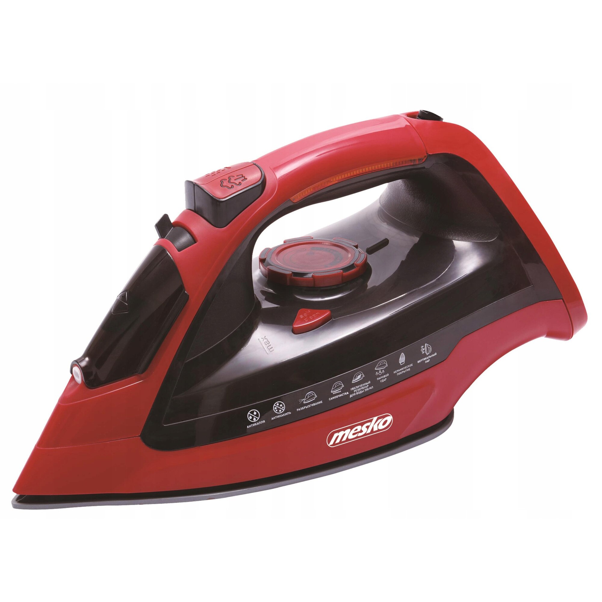 Fier de calcat cu abur Mesko MS 5031, 3000W, 5 functii, ceramica, 400ml