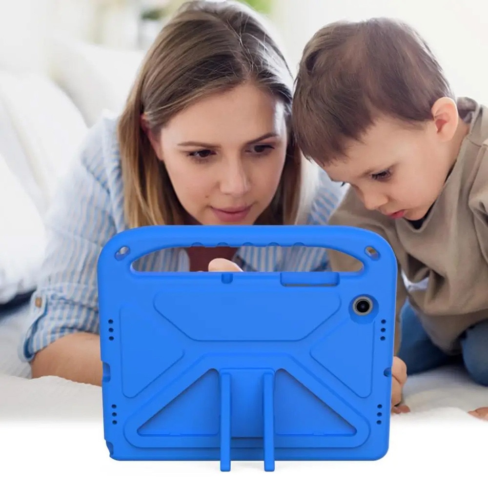 Etui FunColor pentru tableta Samsung Galaxy Tab A9 8.7, albastru, cu suport integrat