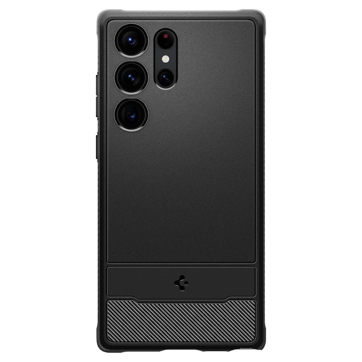 Husa Spigen compatibila cu Samsung Galaxy S23 Ultra Matte Black