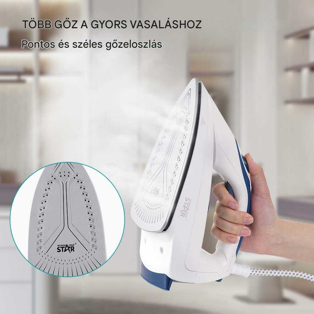 WINNING STAR ST-6128 Stație de Călcat cu Aburi, 2200W, Rezervor de 1.3L, Funcție de Autocurățare