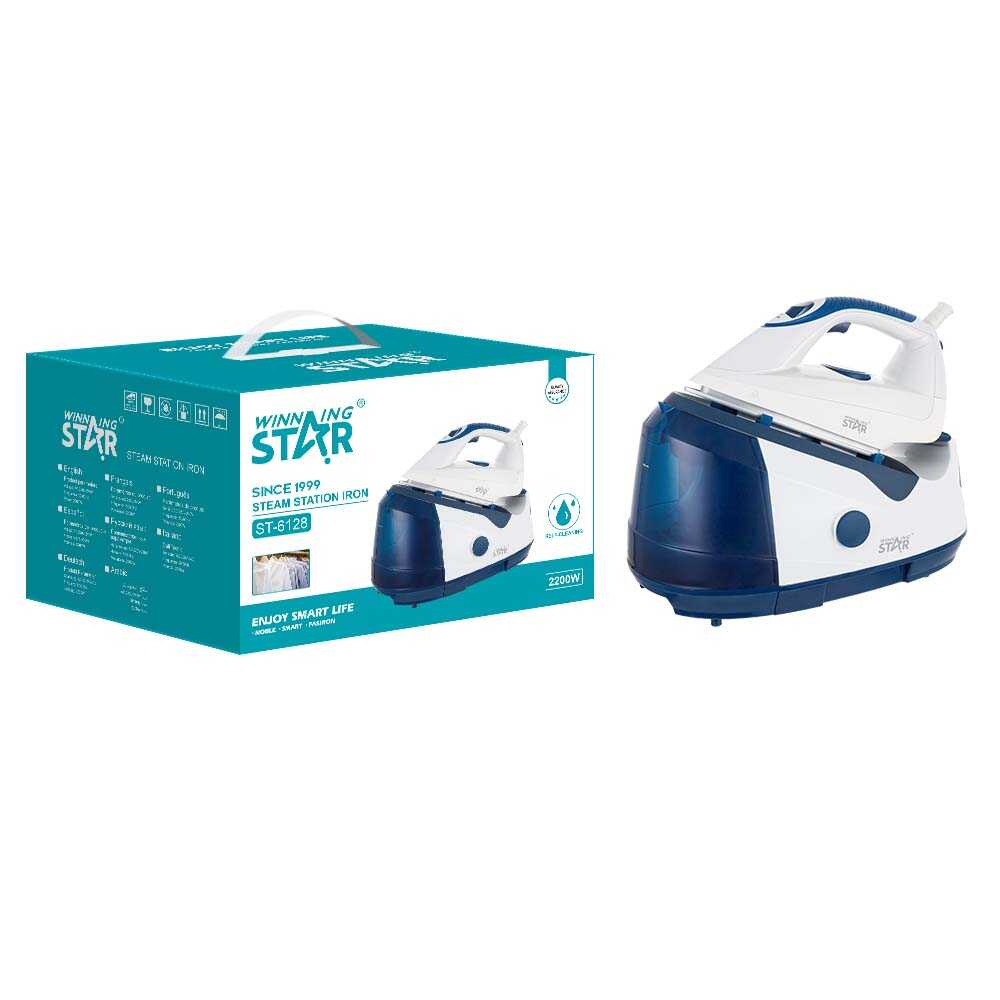WINNING STAR ST-6128 Stație de Călcat cu Aburi, 2200W, Rezervor de 1.3L, Funcție de Autocurățare