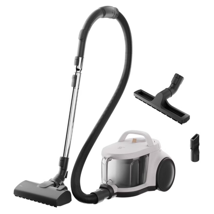 Aspirator fara sac Electrolux Seria 500 EL51C2SW, 850W, capacitate 2L, 78dB, Alb/Negru