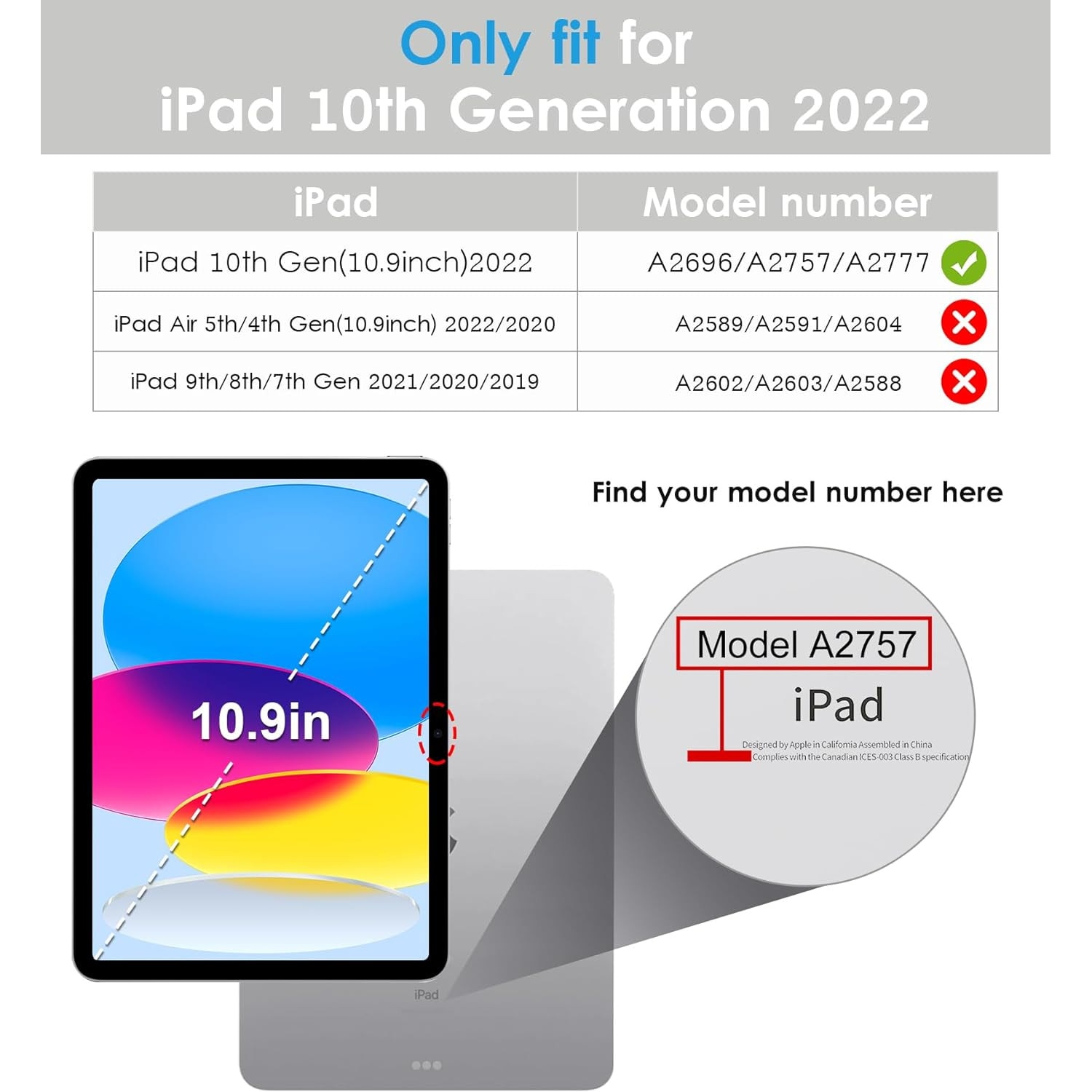 Husa pentru iPad 11 2025, iPad 10 2022 Soft Shell cu functie wake-up/sleep si compartiment pentru Apple Pen tip stand space grey